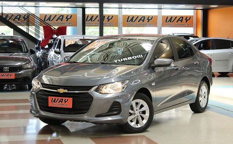 ONIX 1.0 TURBO PLUS LT Cinza - 2023 Impecável!
