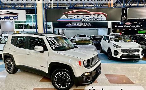 RENEGADE 1.8 LGTD FLEX / ÚN DONO, 100% REV CONCESSIONÁRIA Branco - 2017 Único dono!