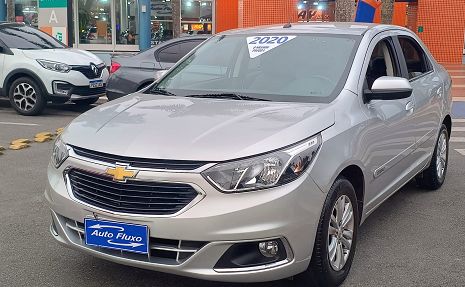 COBALT LTZ 1.8  + KIT MULTIMÍDIA +APENAS 53 MIL KM!!! Prata - 2020 Km baixa!