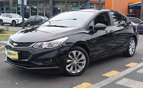 CRUZE 1.4 TURBO LT 16V Preto - 2019 Ótimo estado!