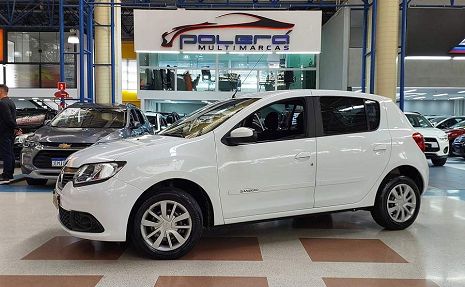 SANDERO 1.0 EXPRESSION 16V Branco - 2016 Oferta imperdível!