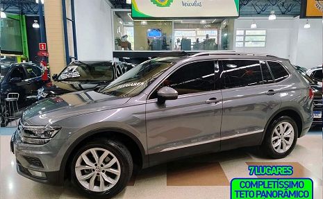 TIGUAN TSI ALLSPACE CONFORTLINE 7 LUGARES Cinza - 2019 Impecável!