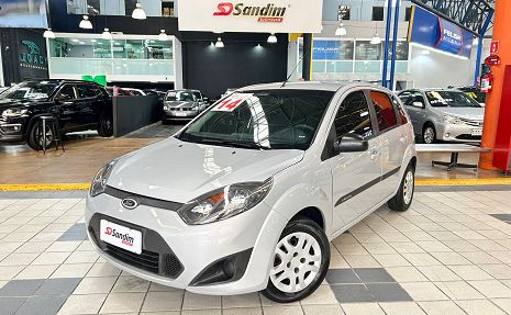FIESTA 1.0 ROCAM 8V FLEX 4P COMPLETO Prata - 2014 Novíssimo!