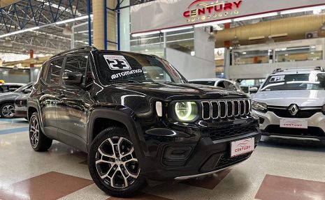 RENEGADE LONG. T270 1.3 TB 4X2 FLEX AUT *ABAIXO DA FIPE* Preto - 2023 Oferta imperdível!