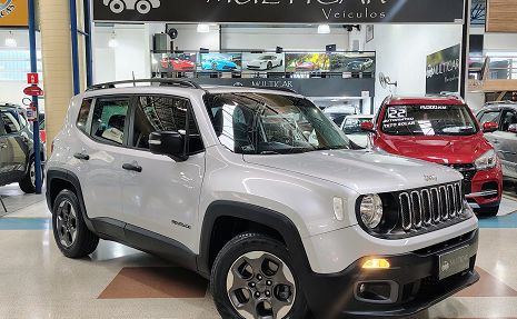 RENEGADE 1.8 SPORT - BAIXA KM - IMPECÁVEL  Prata - 2016 Oportunidade Única !