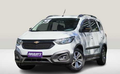 SPIN  ACTIV7 1.8 + 7 LUGARES + BANCOS EM COURO Branco - 2019 Imperdível!