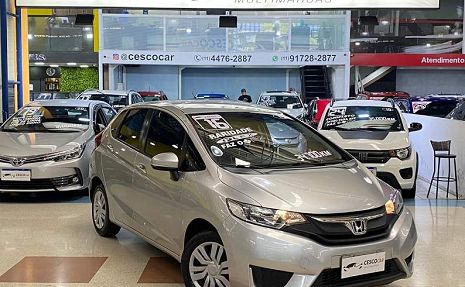 FIT 1.5 DX 16V Prata - 2016 Km baixa!