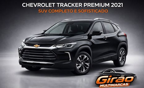 TRACKER 1.2 TURBO PREMIER TETO SOLAR Preto - 2021 Oferta imperdível!