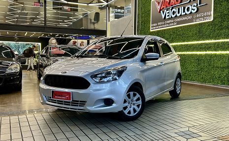 KA S 1.0 FLEX - MANUAL - COMPLETO Prata - 2018 Oferta imperdível!