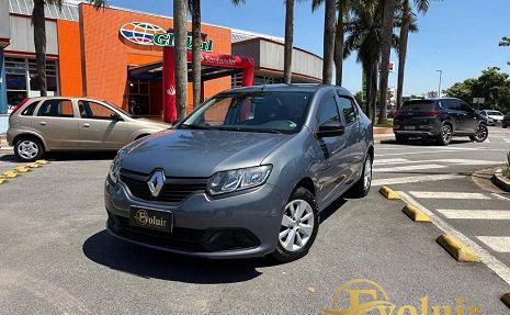 LOGAN 1.0 AUTHENTIQUE 16V REVISOES NA CONCESSIONARIA Cinza - 2015 Impecável!