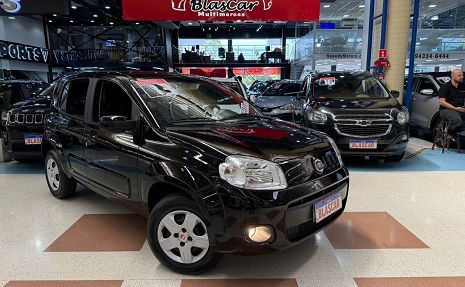 UNO 1.4 COMPLETO APENAS 88.000 KM Preto - 2013 Km baixa!