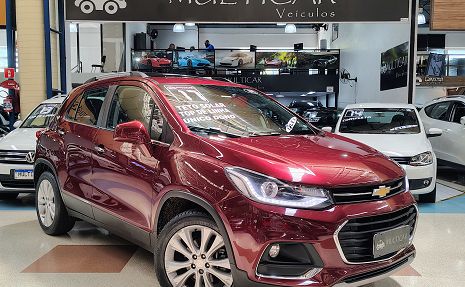 TRACKER 1.4 LTZ - TURBO - ÚNICO DONO - TETO SOLAR!!! Vermelho - 2017 Impecável!