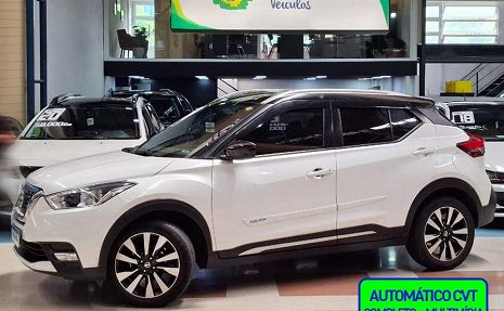 KICKS 1.6 SV AUTOMÁTICO + MULTIMÍDIA Branco - 2019 Impecável!