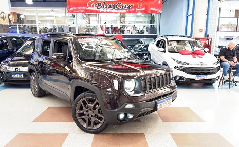 RENEGADE 1.8 LIMITED TETO SOLAR APENAS 20.000KM  TOOOP Marrom - 2021 Raridade!