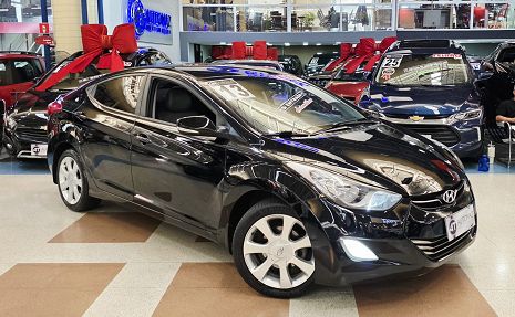 ELANTRA ELANTRA 1.8 GLS 16V + TRIO ELETRICO + COURO  Preto - 2013 Oferta imperdível!