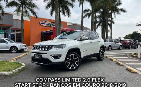 COMPASS LIMITED 2.0 START STOP - BANCOS EM COURO Branco - 2019 Novíssimo!