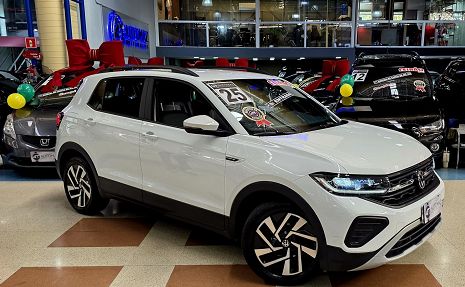 T-CROSS 1.0 200 TSI TOTAL COMFORTLINE Branco - 2025 Único dono!