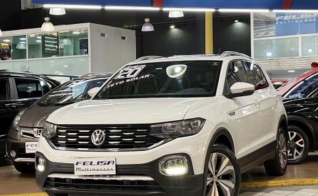 T-CROSS HIGHLINE 1.4 250TSI C TETO  Branco - 2020 Impecável!