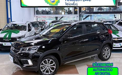TIGGO 2 1.5 LOOK AT + MULTIMÍDIA (SÓ 27MIL KM) Preto - 2019 Km baixa!