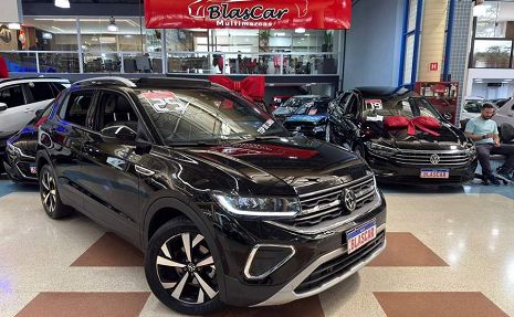 T-CROSS T-CROSS 1.4 250 TSI TOTAL HIGHLINE TETO SOLAR Preto - 2025 Oportunidade Única !