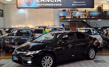 CIVIC 1.8 LXS 16V Preto - 2014 Oportunidade Única !
