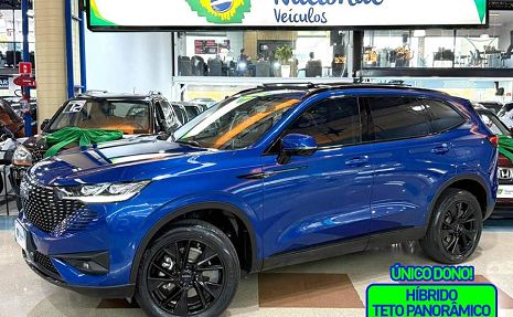 HAVAL H6 PREMIUM TETO PANORÂMICO (ÚNICA DONA) Azul - 2024 Novíssimo!