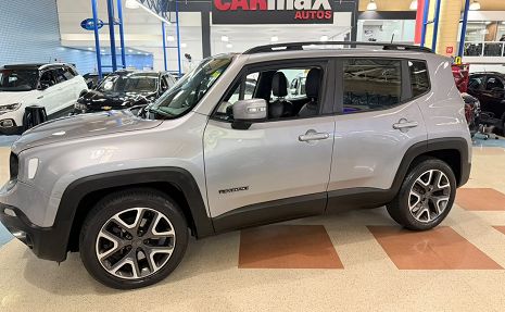 RENEGADE 1.8 16V FLEX LONGITUDE 4P AUTOMÁTICO Cinza - 2021 Super Oferta !