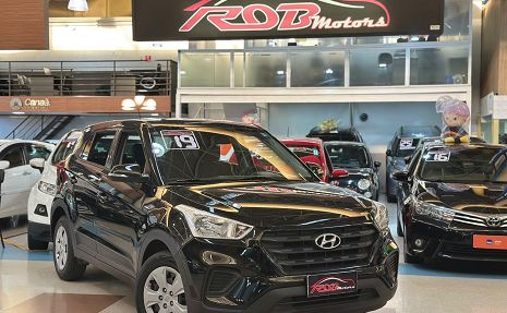 CRETA ATTITUDE 1.6 COMPLETA+MULTIMÍDIA *LINDÍSSIMA* Preto - 2019 Impecável!
