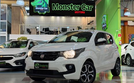 MOBI LIKE ON 1.0 - FLEX/MANUAL/COMPLETO/MIDIA - Branco - 2017 Km baixa!