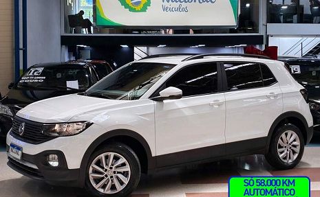 T-CROSS 200 TSI SENSE COMPLETO (BAIXO KM) Branco - 2020 Km baixa!