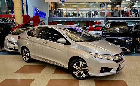CITY 1.5 EX 16V + PNEUS NOVOS + IMPECAVEL Prata - 2015 Oportunidade Única !